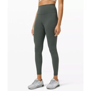 Lululemon Wunder Train High-Rise Tight 25" Smoked Spruce Athleisure Size 20